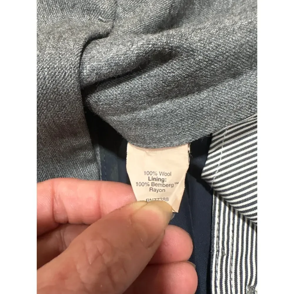 J. Crew Men's Loro Piana Ludlow 100% Wool Pants 32W by 30L preppy work Career
